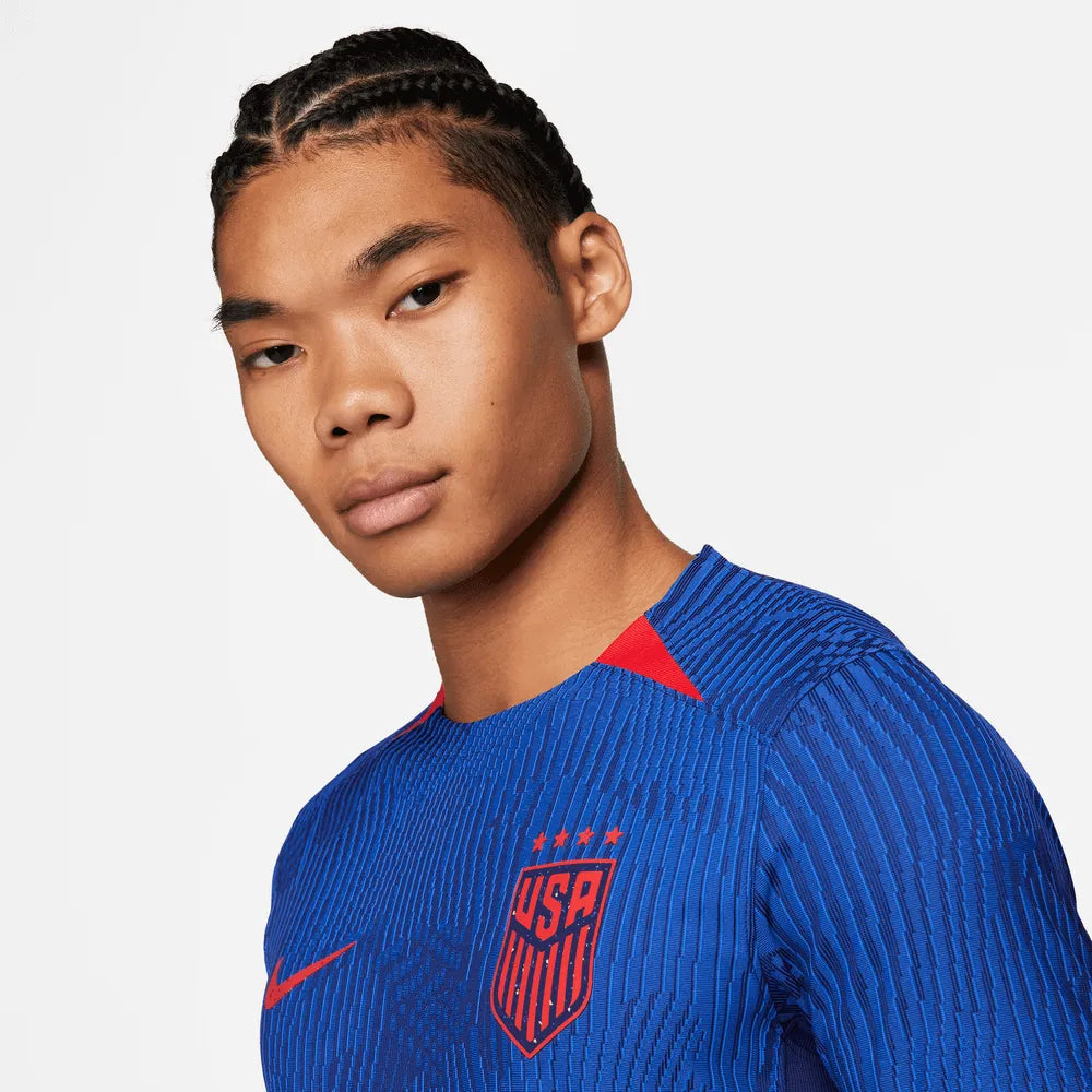 Nike 2023-24 USA Women's 4-Star Authentic Away Jersey (Mens Cut) (Detail 1)
