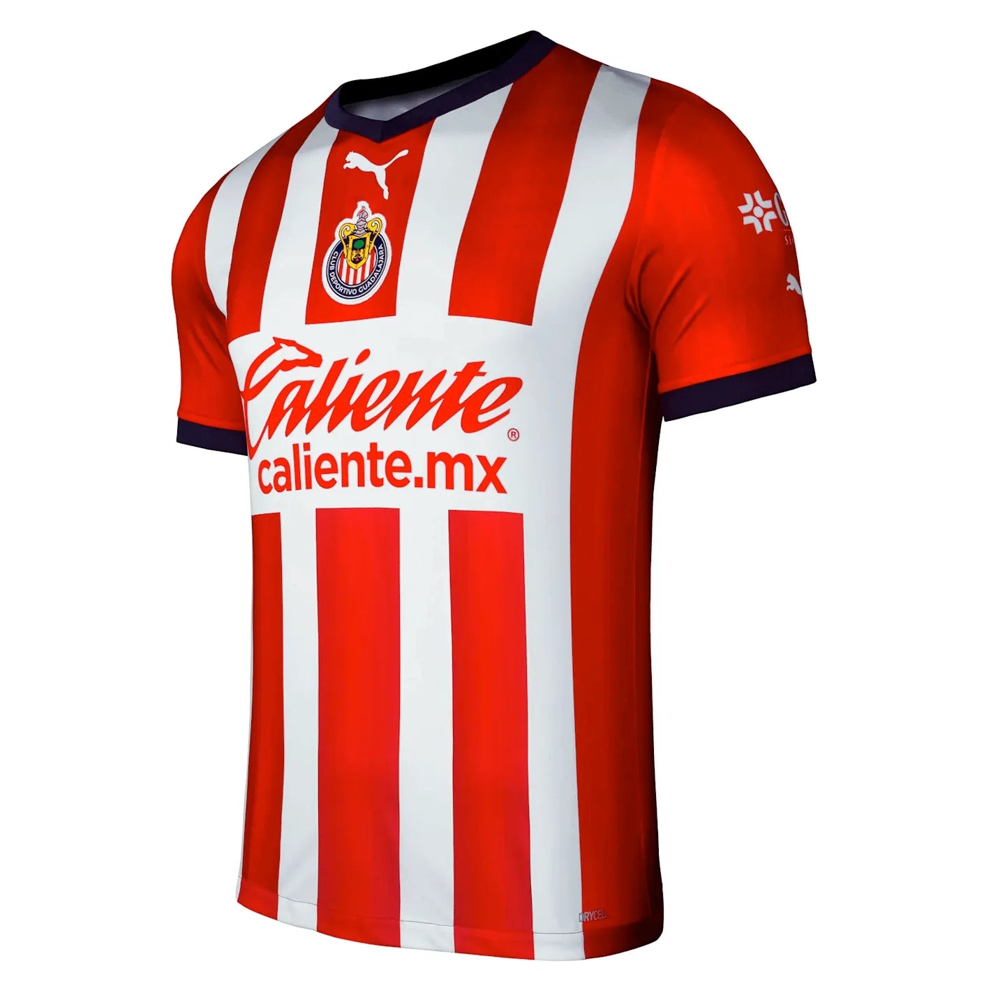 Puma 2022-23 Chivas Home Jersey - Red-White (Front)