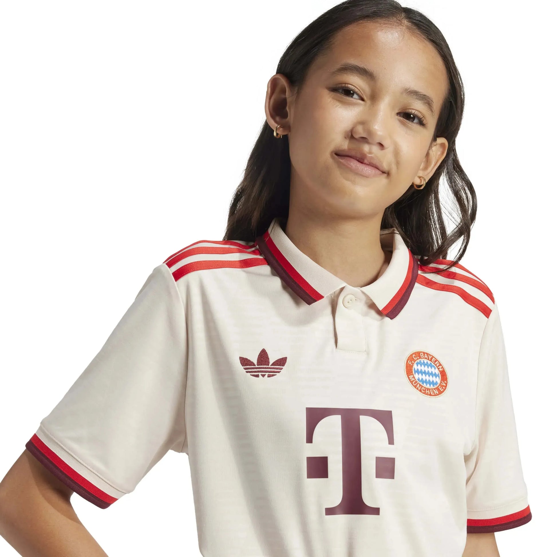 adidas 2024-25 Bayern Munich Youth Stadium Third Jersey (Detail 1)