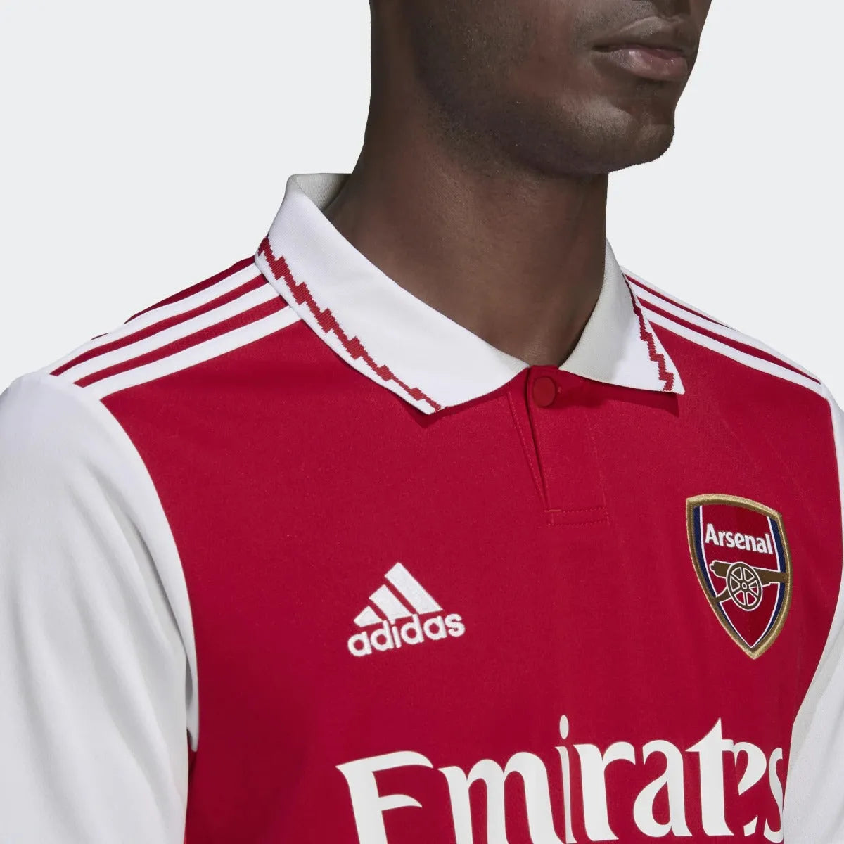 adidas 22-23 Arsenal FC Home Jersey - Scarlet-White (Detail 1)