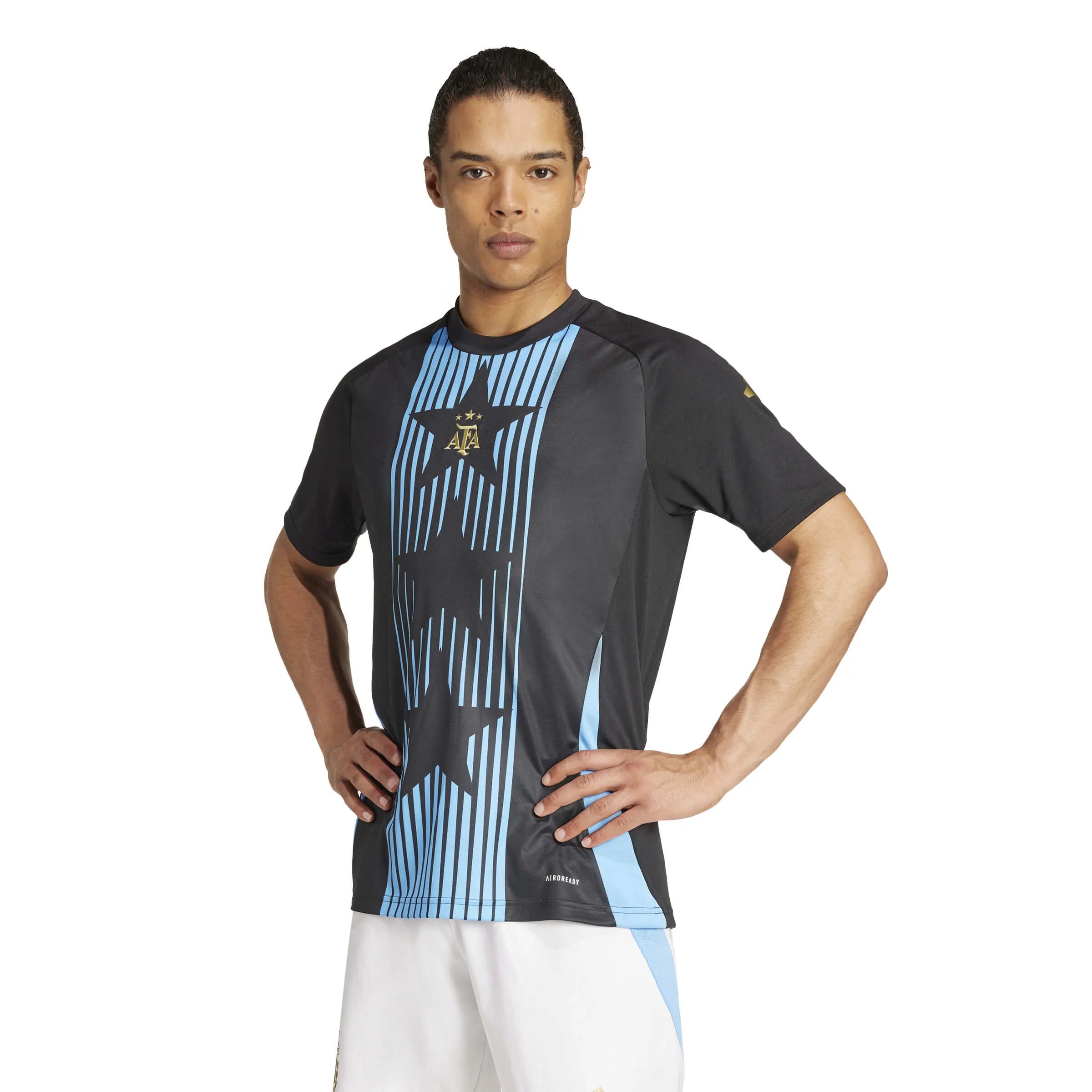 adidas 2024-25 Argentina Men's Pre-Match Jersey (Model - Front)