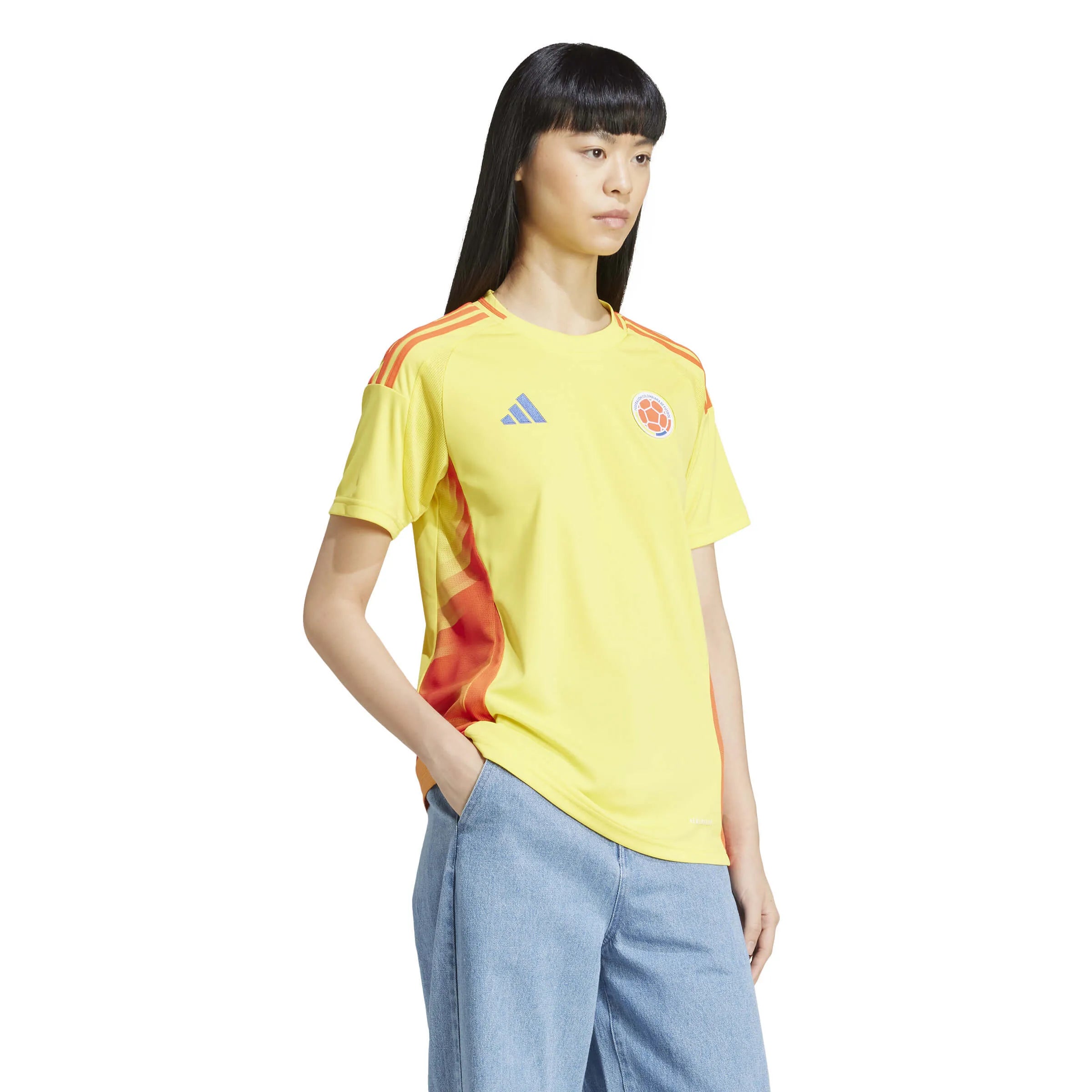 adidas 2024-25 Columbia Women's Stadium Home Jersey (Model - Side)