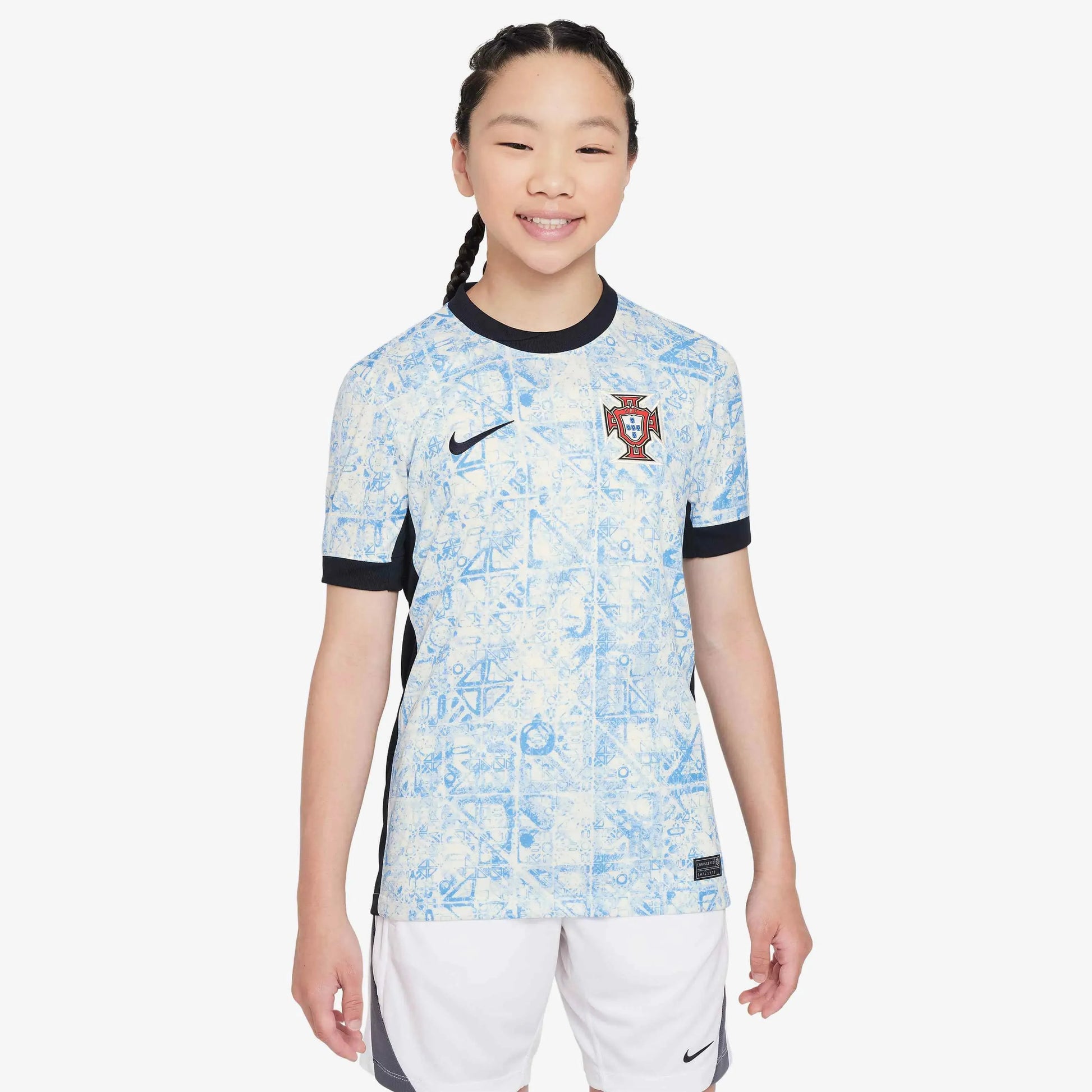 Nike 2024-25 Portugal Youth Stadium Away Jersey (Model - Front)