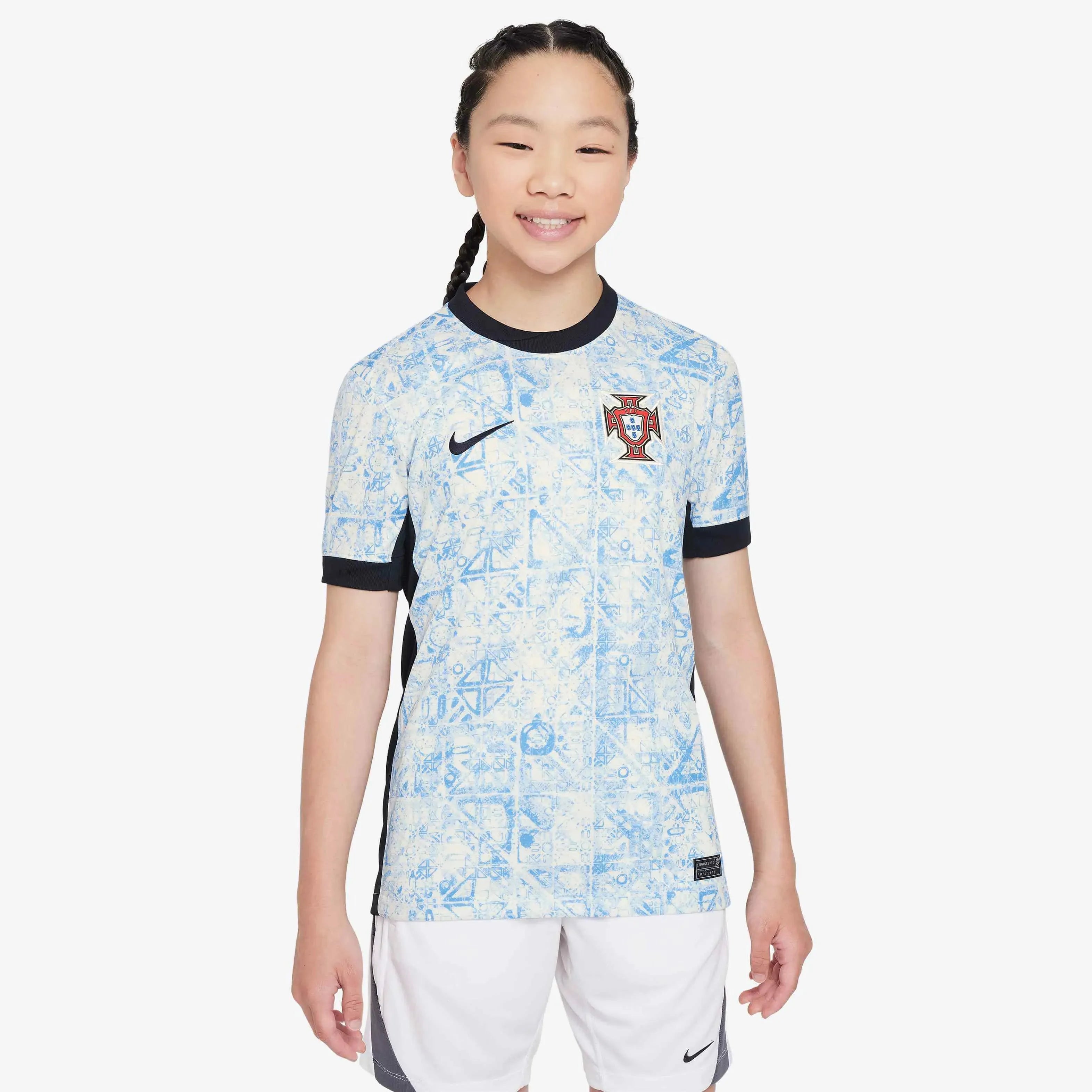 Nike 2024-25 Portugal Youth Stadium Away Jersey (Model - Front)