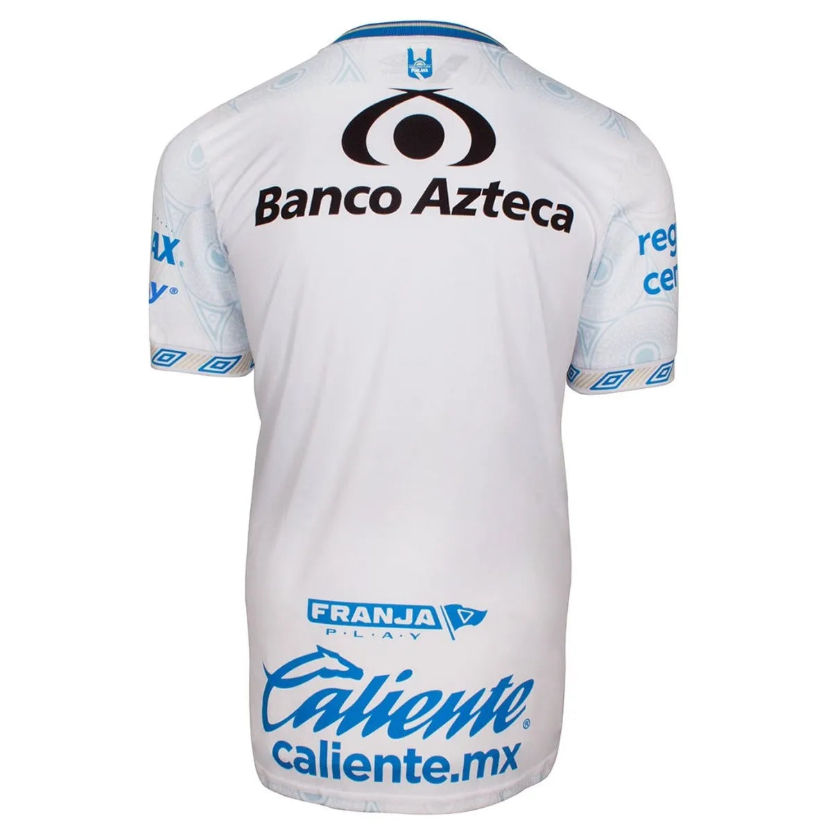 Umbro 2021-22 Puebla Home Jersey - White-Blue (Back)