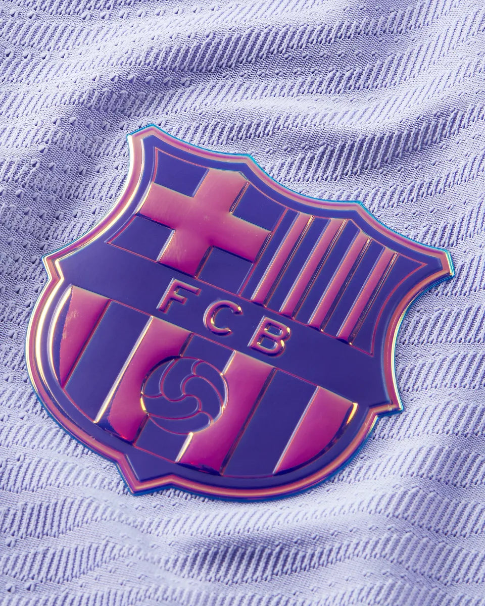 Nike 2021-22 Barcelona Away ADV Match Jersey - Purple Pulse (Detail 1)