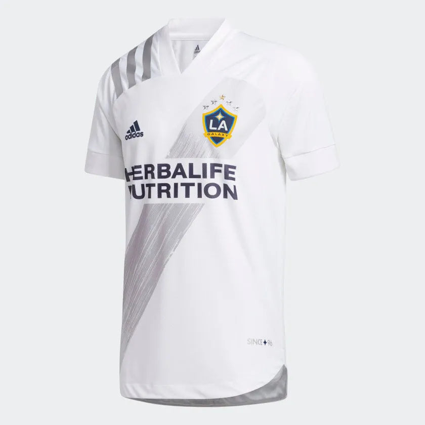 adidas 2020-21 LA Galaxy Authentic Home Soccer Jersey White