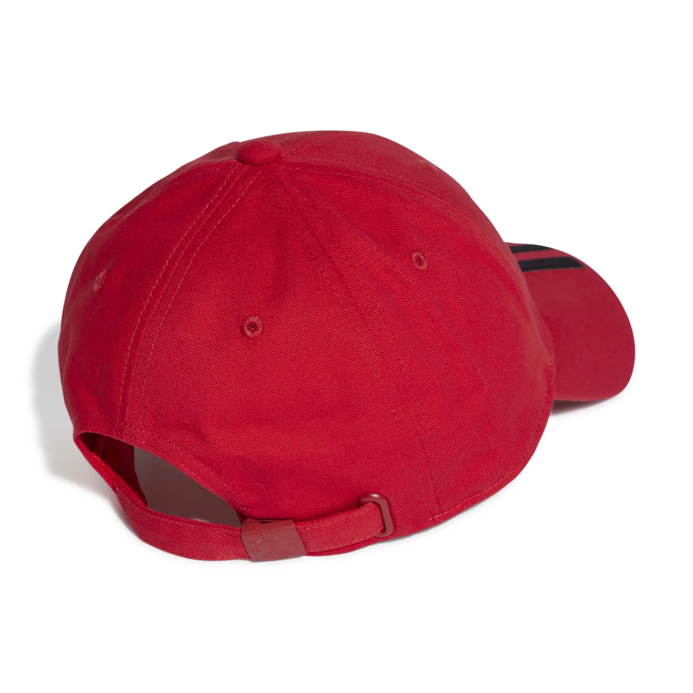adidas 2022-23 Manchester United Baseball Cap - Red-Black (Lateral - Back)