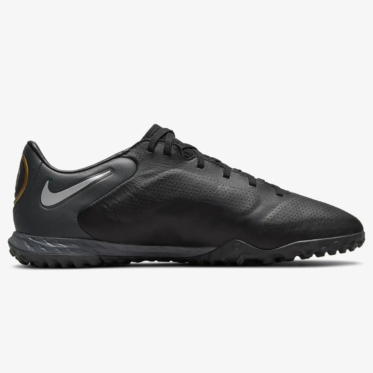 Nike React Legend 9 Pro Turf - Black-Dark Grey-Gold (Side 2)