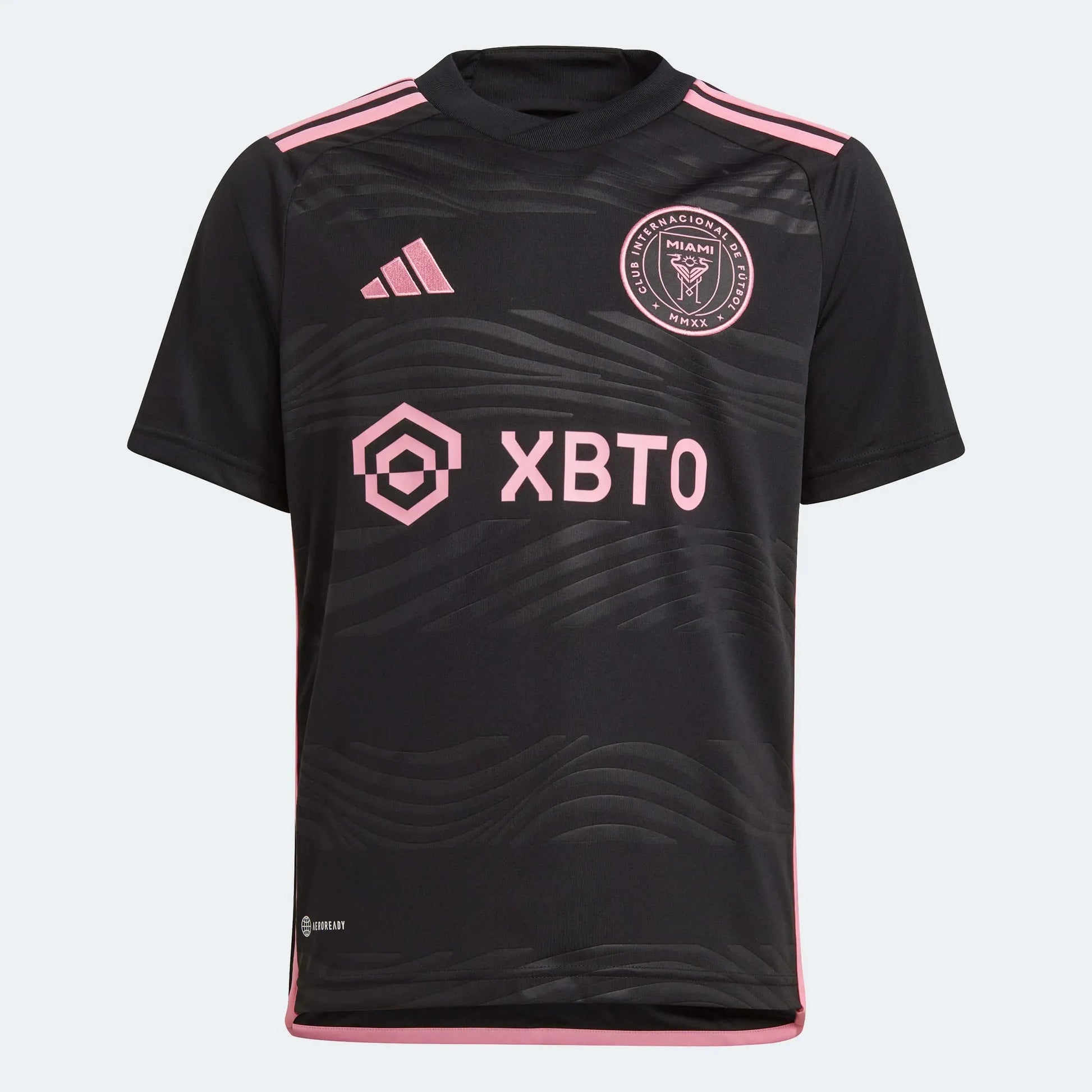 adidas 2023-24 Miami Youth Messi #10 Stadium Away Jersey (Front)