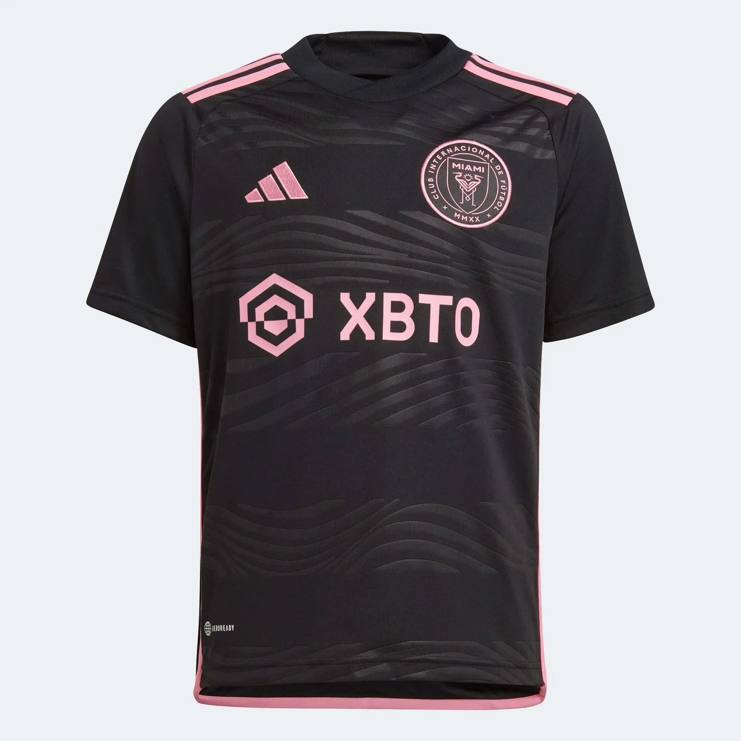 adidas 2023-24 Miami Youth Messi #10 Stadium Away Jersey (Front)