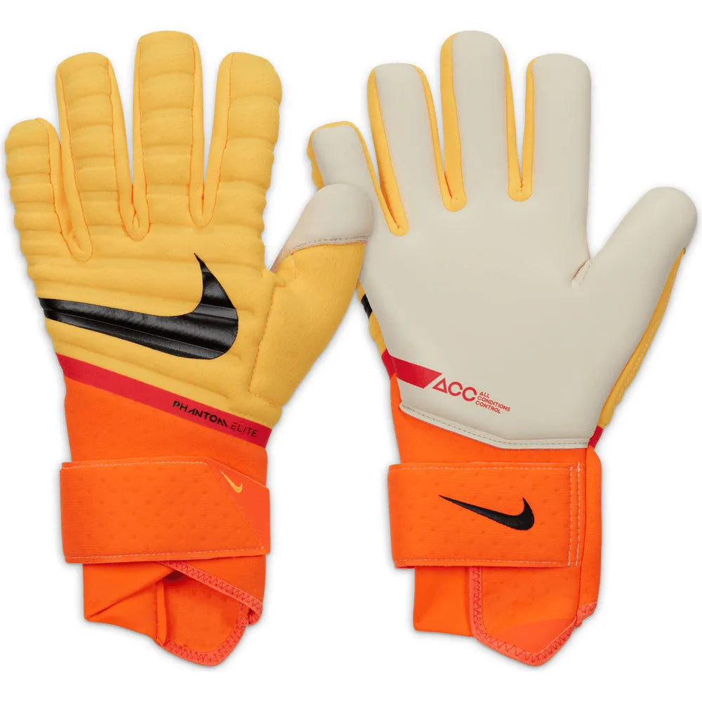 Nike Phantom Elite Goalkeeper Gloves - Laser Orange-Black (Pair)