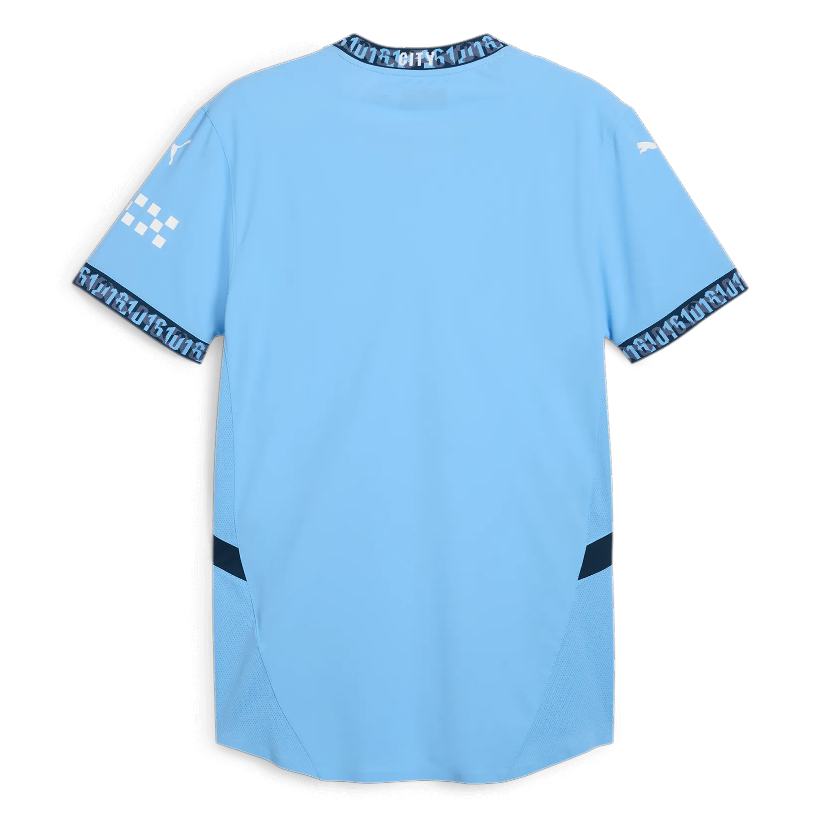 Puma 2024-25 Manchester City Home Authentic Home Jersey (Back)