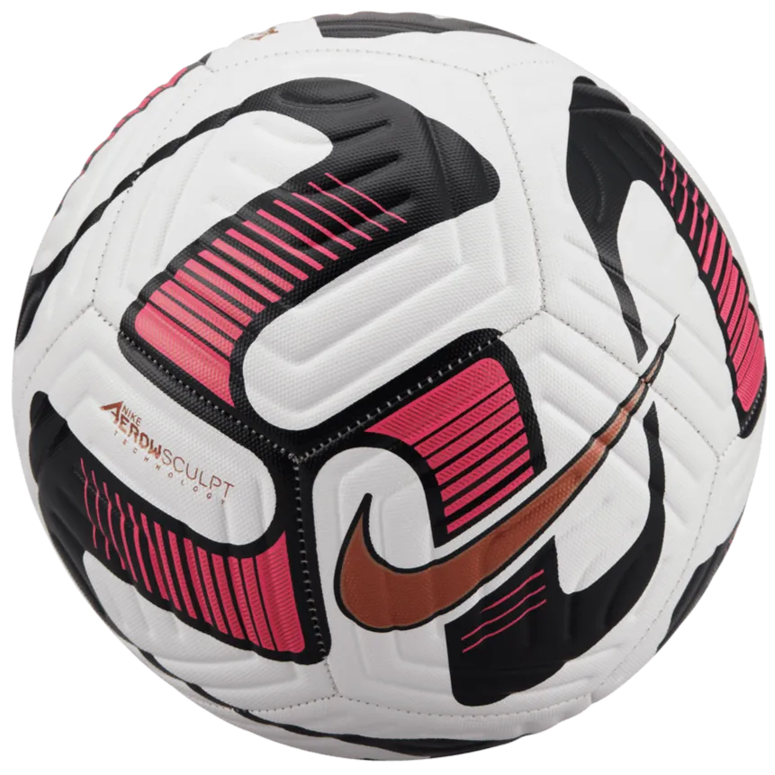 Nike HO22 Academy Ball - White-Black-Pink (Back)