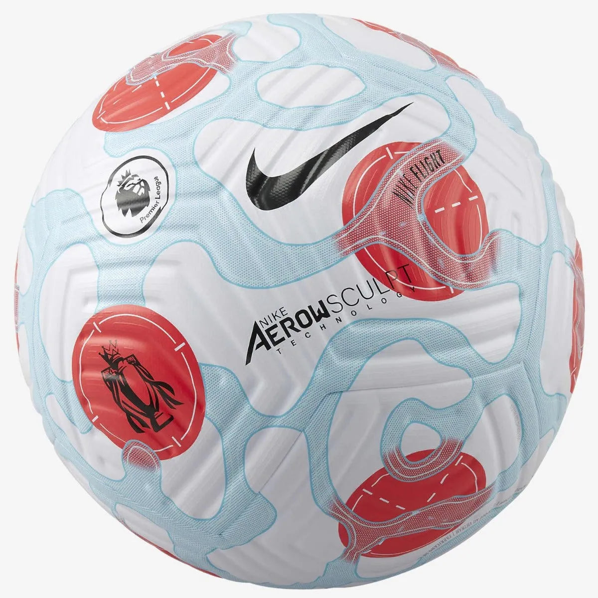 Nike SP22 Premiere League Flight Third  Soccer Ball - White-Blue-Crimson (Front)