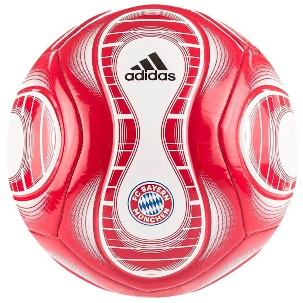 adidas 2022-23 FC Bayern Home Club Ball - Red-White (Front)