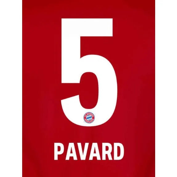 Bayern Munich 2019/21 Home Pavard #5 Jersey Name Set | ProSoccer