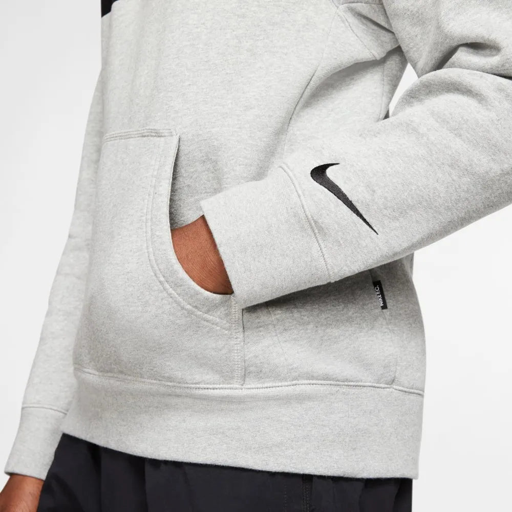 Nike FC Fleece Hoodie - Grey (Detail 2)