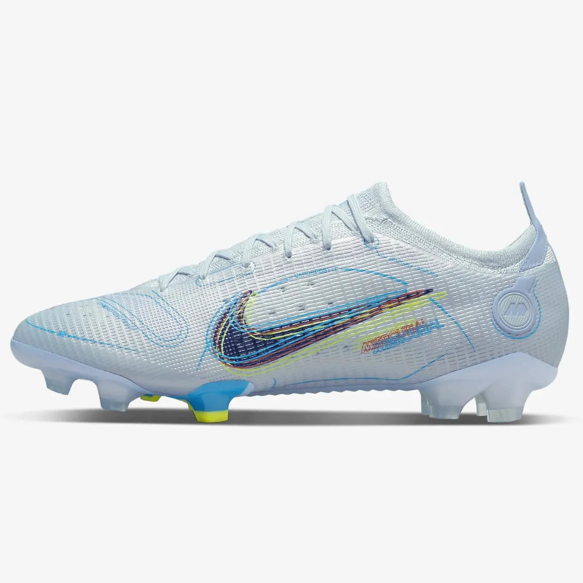 Nike Mercurial Vapor 14 Elite FG - Grey-Blackened Blue (Side 1)