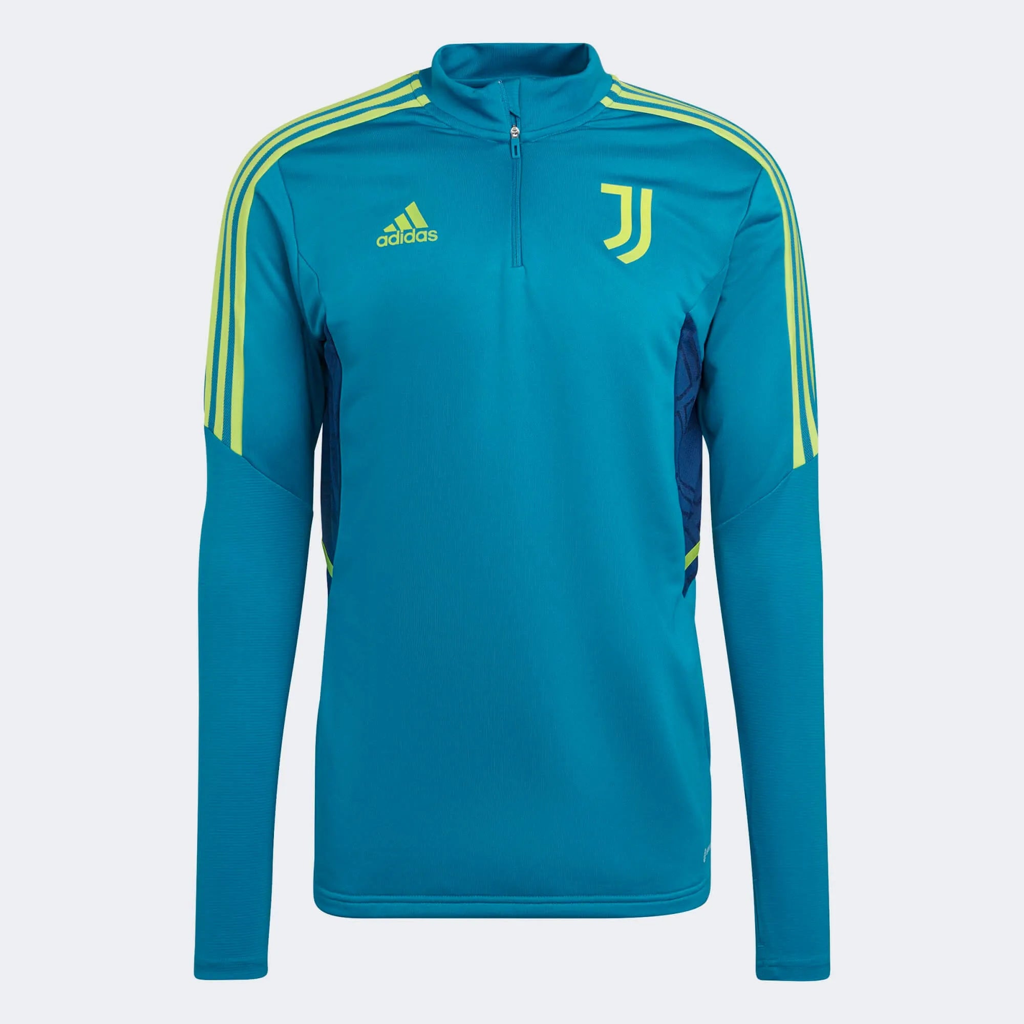 adidas 2022 Juventus Training Top - Active Teall (Front)