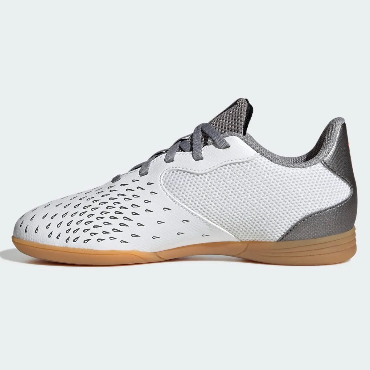 Adidas JR  Predator Freak .4 IN Sala - White-Iron Metallic (Side 2)