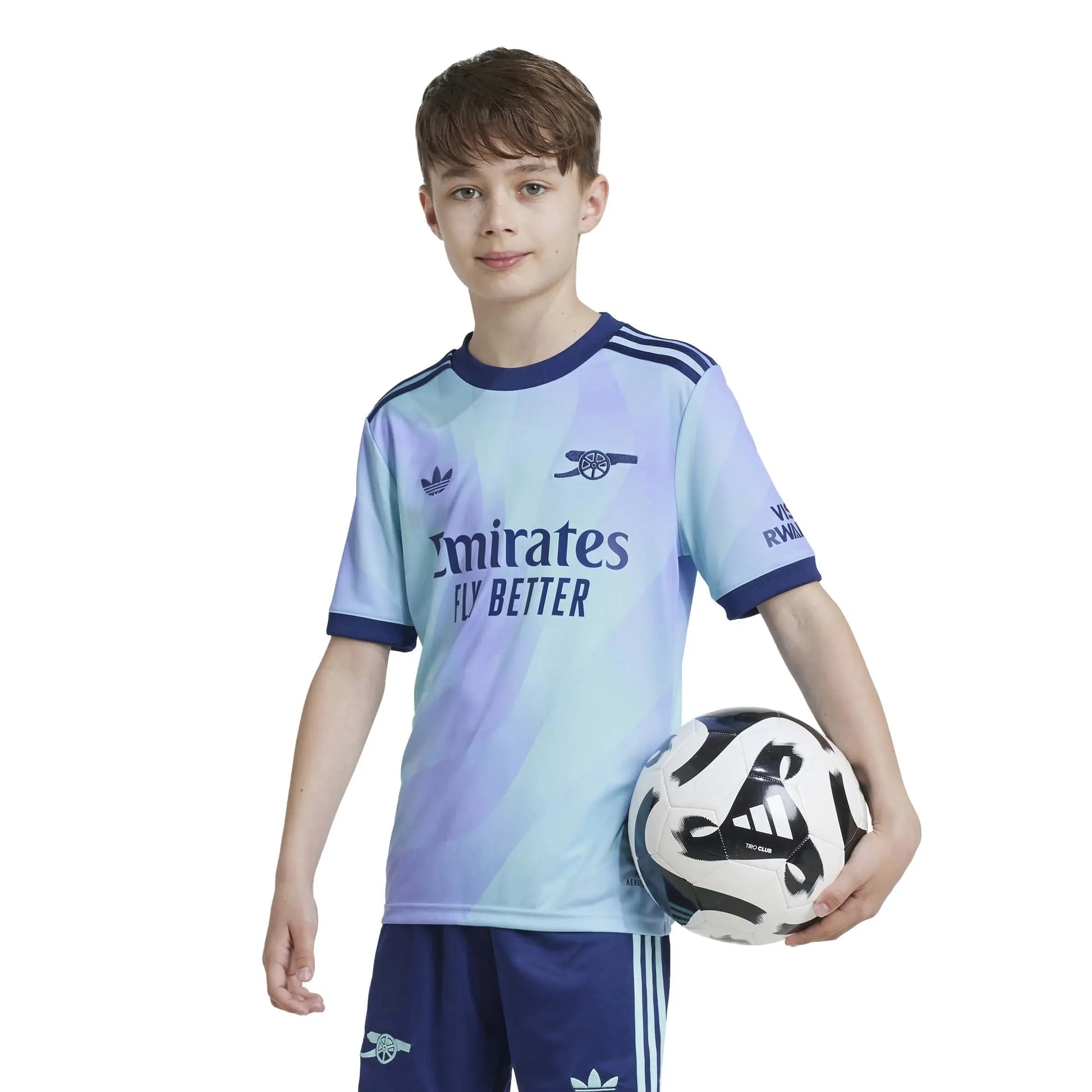 adidas 2024-25 Arsenal Youth Stadium Third Jersey (Model - Front)