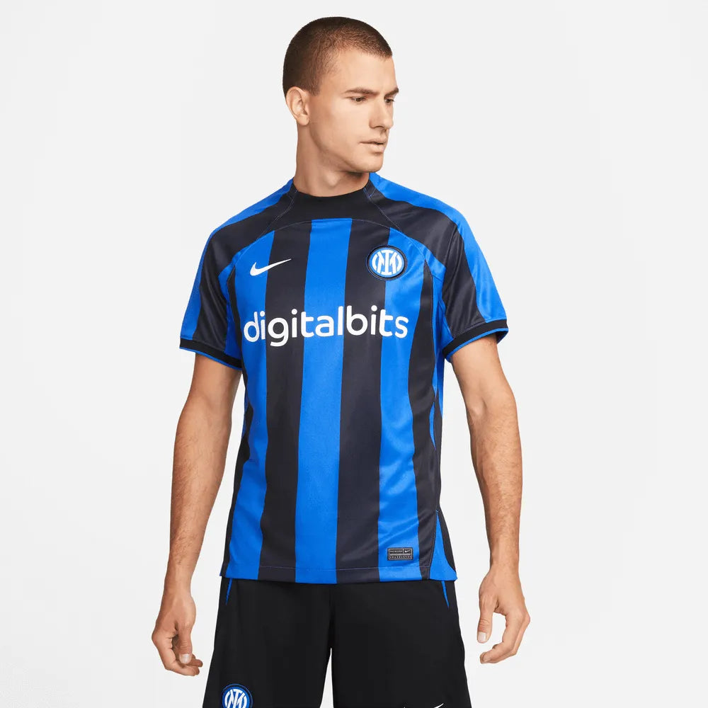 Nike 2022-23 Inter Milan Home Jersey - Lyon Blue-Black (Model - Front)
