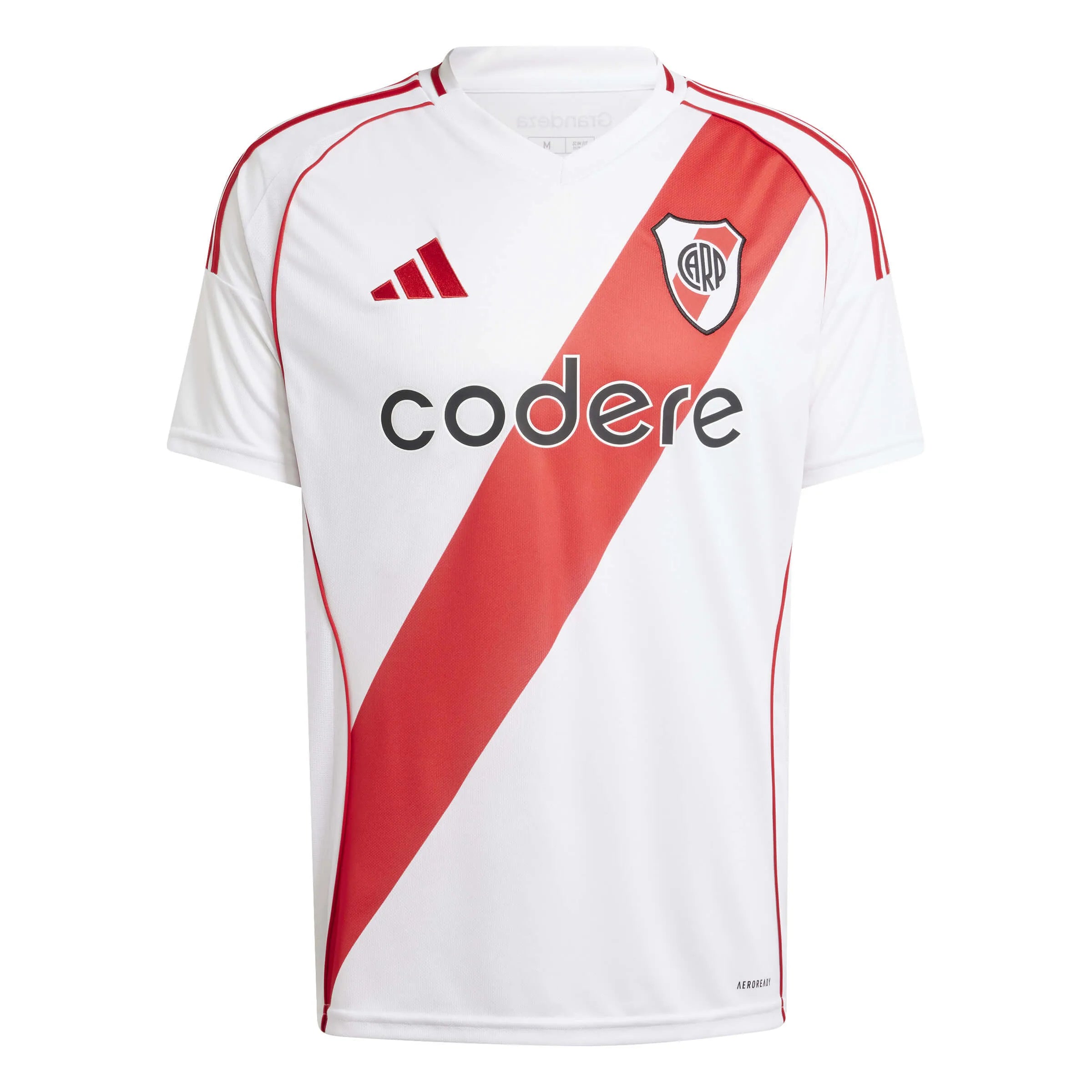 adidas 2024-25 River Plate Men's Stadium Home Jersey (Front)