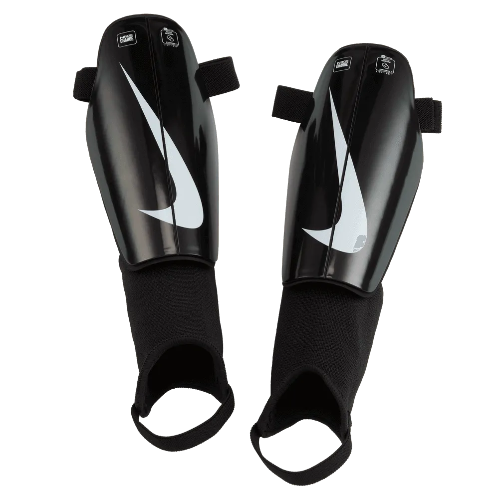 Nike Charge Shinguard - Black - White (Set)