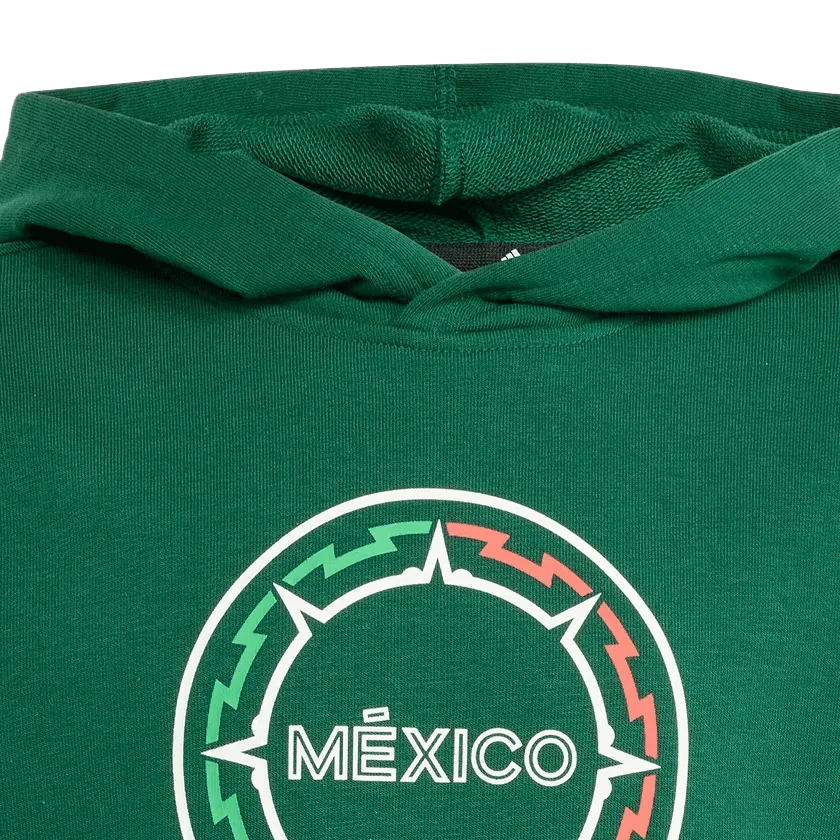 adidas 2023-24 Mexico Youth Hoodie (Detail 1)