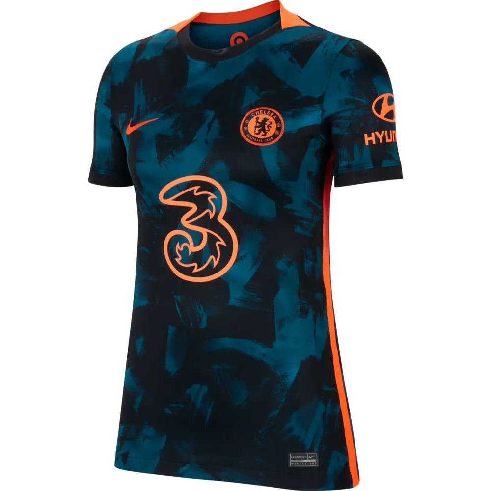 Nike 2021-22 Chelsea Women Third Jersey - Blustery-Hyper Crimson (Front)