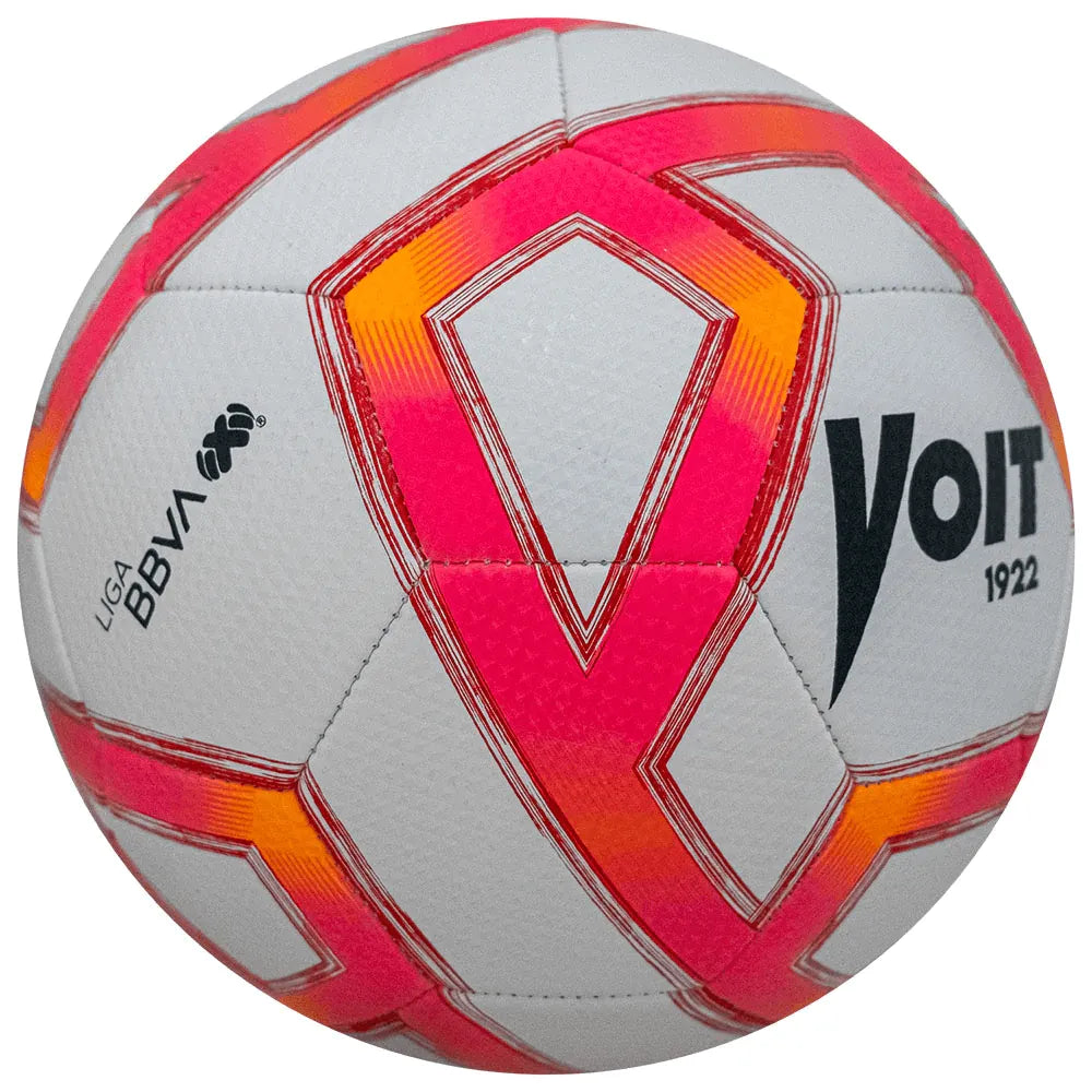 Voit Liga MX Apertura 2022 MS Training Ball - White-Tracer Red (Side 1)