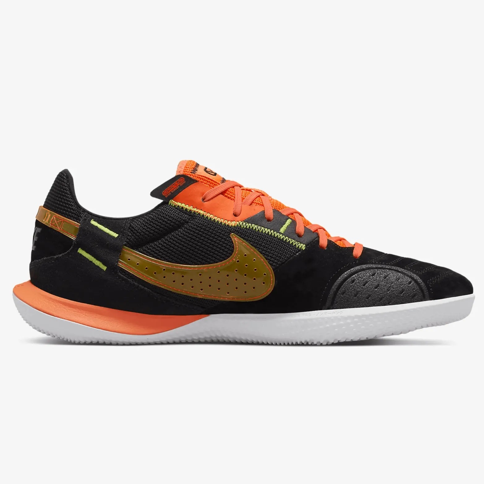 Nike Streetgato Indoor - Black-Total Orange (Side 2)