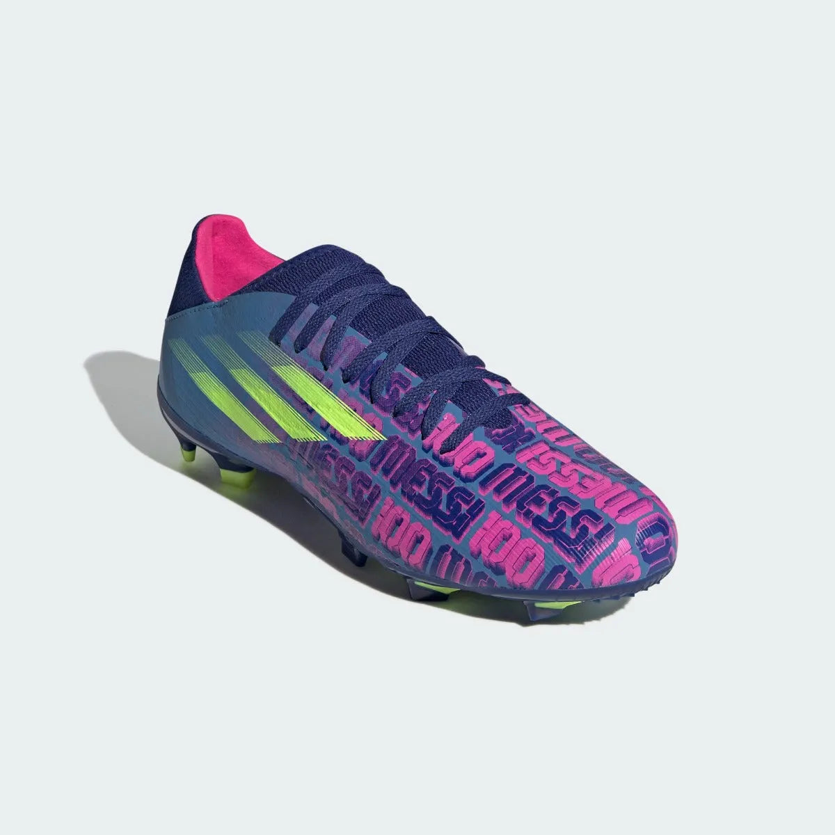 Adidas X Speedflow MESSi .3 FG - Blue-Pink-Yellow (Diagonal 1)