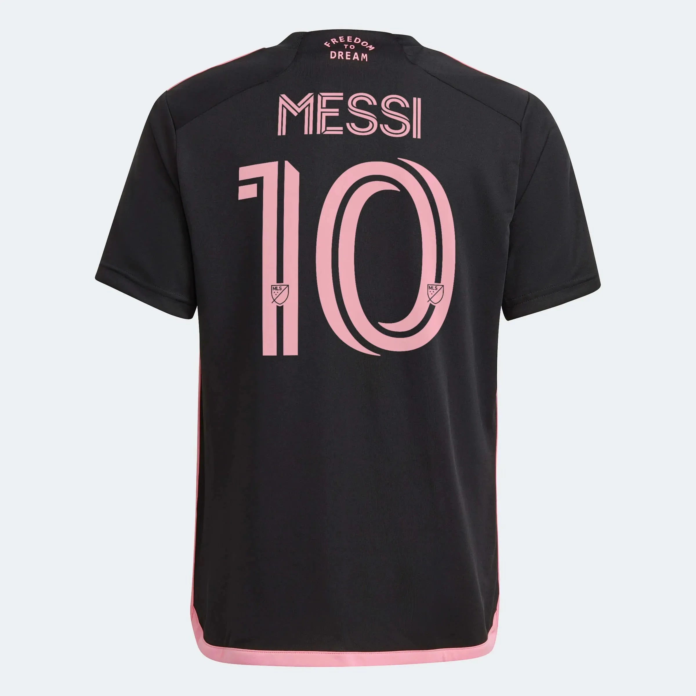 adidas 2023-24 Miami Youth Messi #10 Stadium Away Jersey (Back)