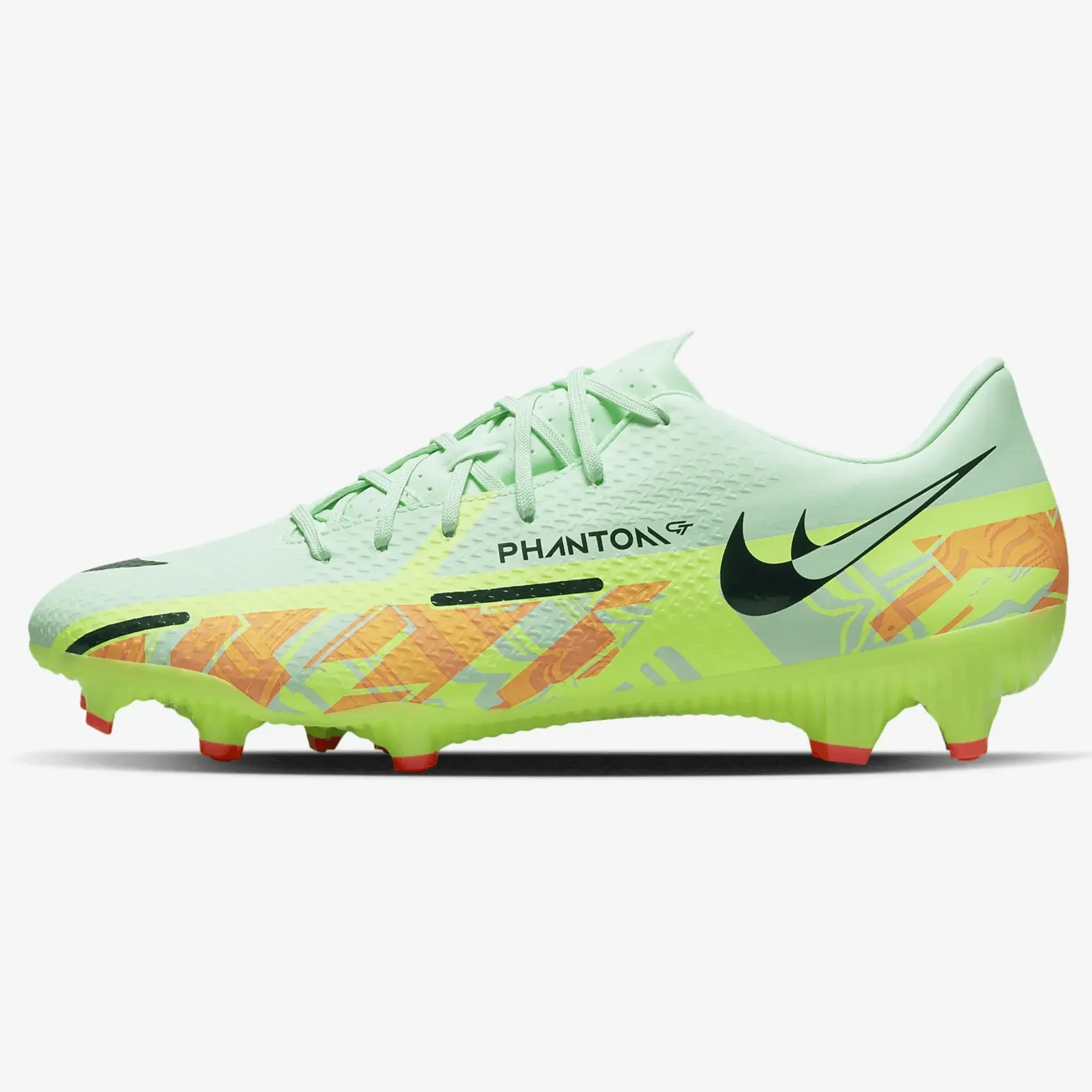 Nike Phantom GT2 Academy FG-MG - Mint-Blackened Blue (Side 1)