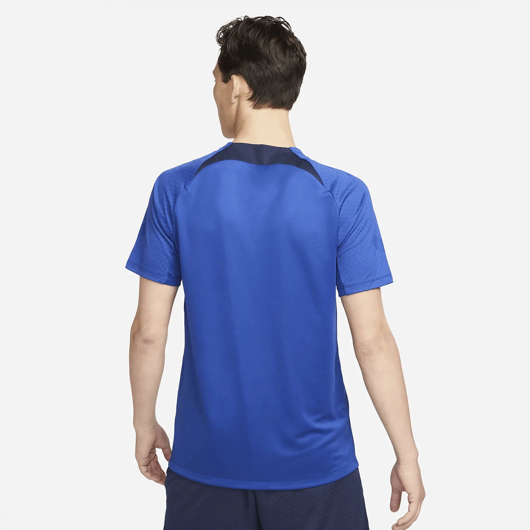 Nike 2022-23 Chelsea FC Strike SS Training Jersey Royal (Model - Back)