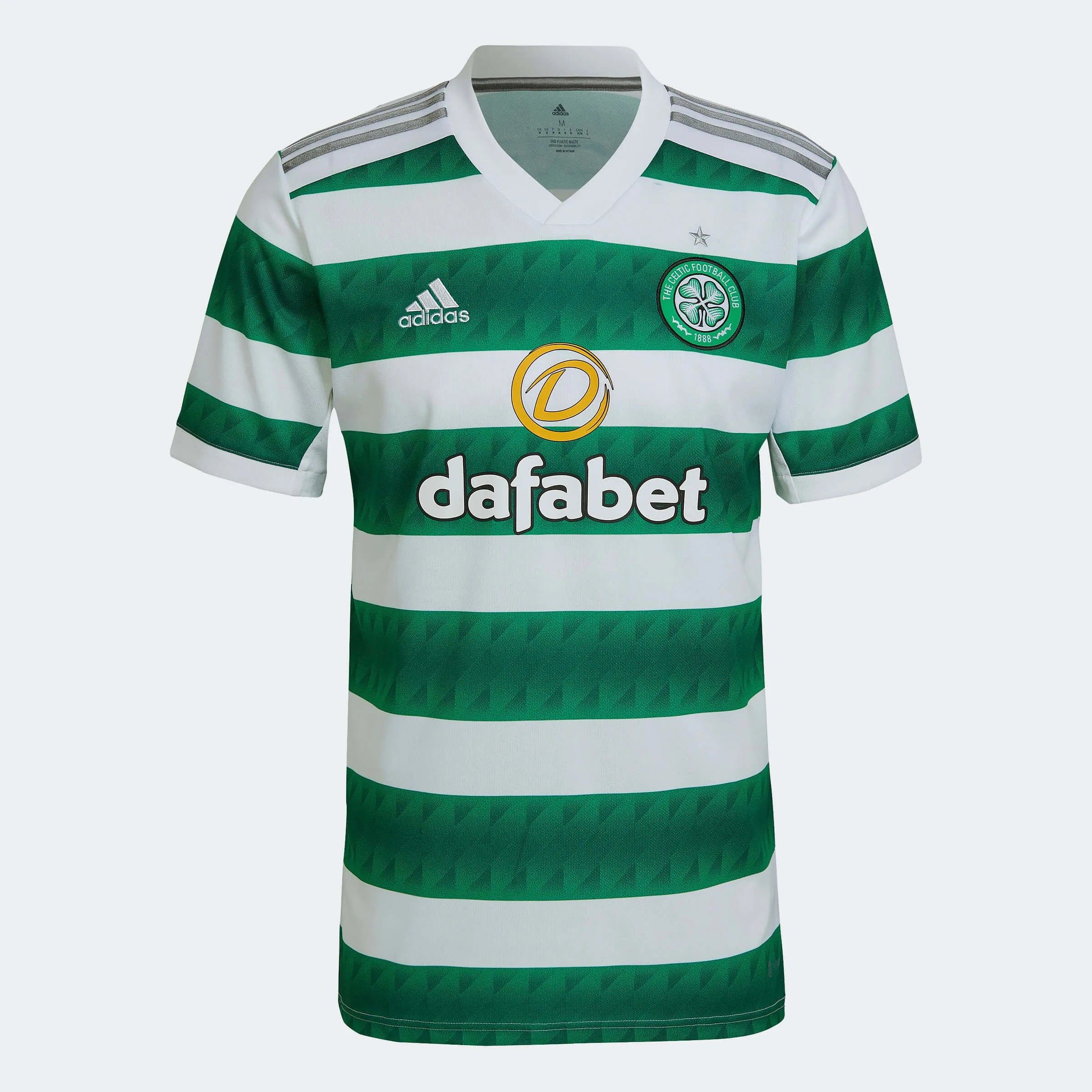adidas 2022-23 Celtic FC Home Jersey - White-Green (Front)