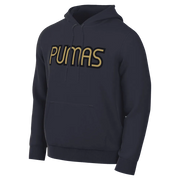 Nike 22-23 Pumas GFA Fleece Hoodie - Obsidian-Truly Gold (Front)