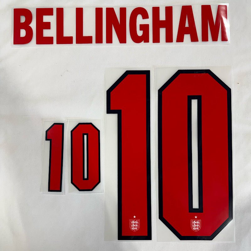 England 2026- Home BELLINGHAM #10 Official Name Set – ProSoccer