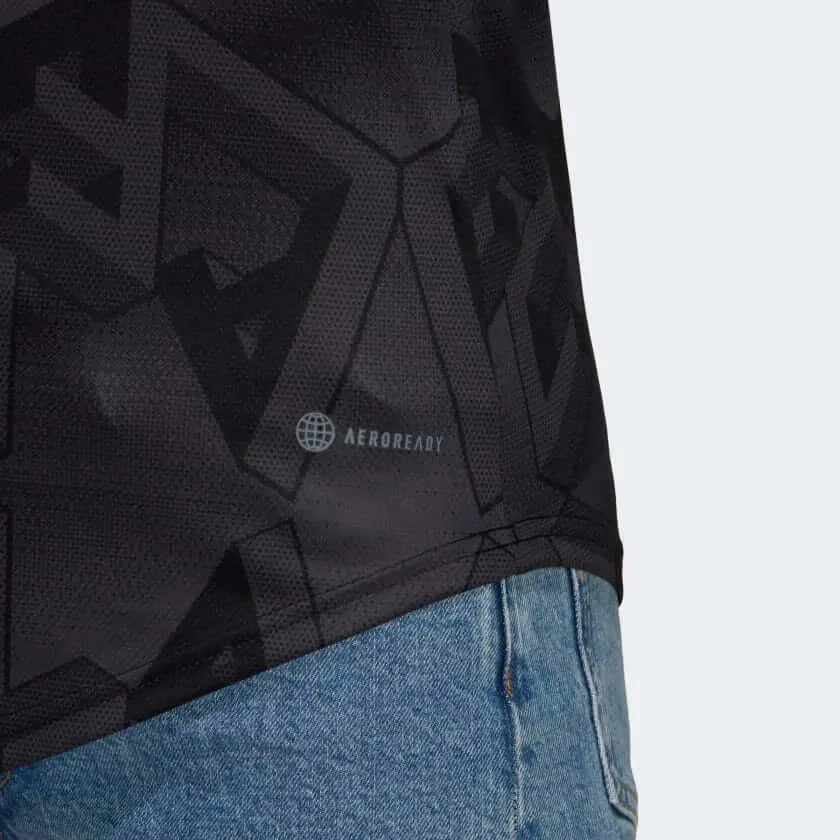 adidas 22-23 Arsenal Womens Away Jersey - Black (Detail 3)