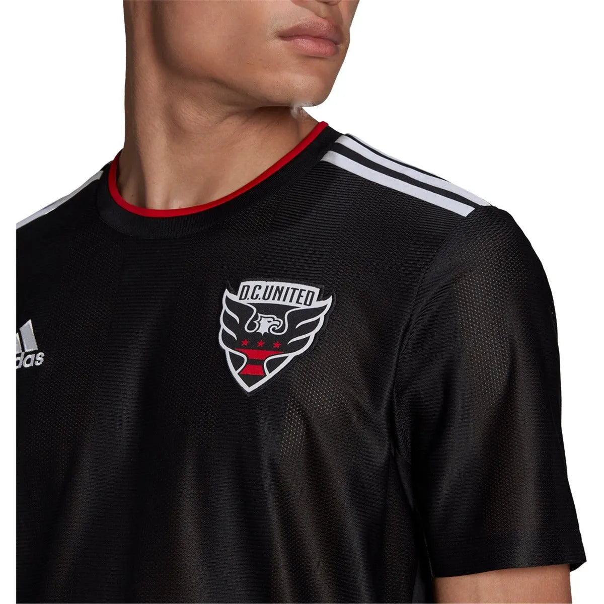 adidas 22-23 DC United Home Jersey - Black-Red