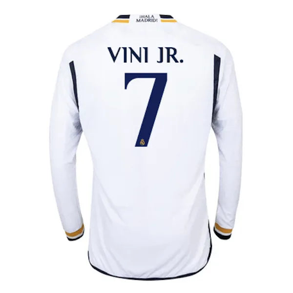 adidas 2023-24 Real Madrid Men's Stadium Home Long-Sleeve Jersey