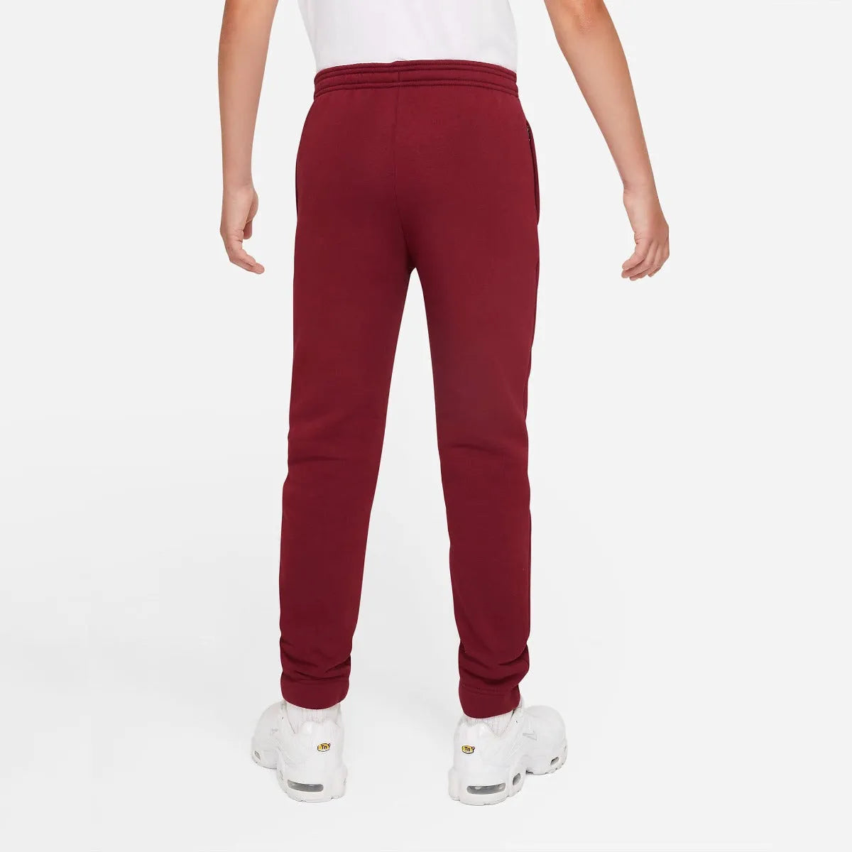 Nike 2021-22 Liverpool Youth Fleece Pants - Team Red (Model - Back)