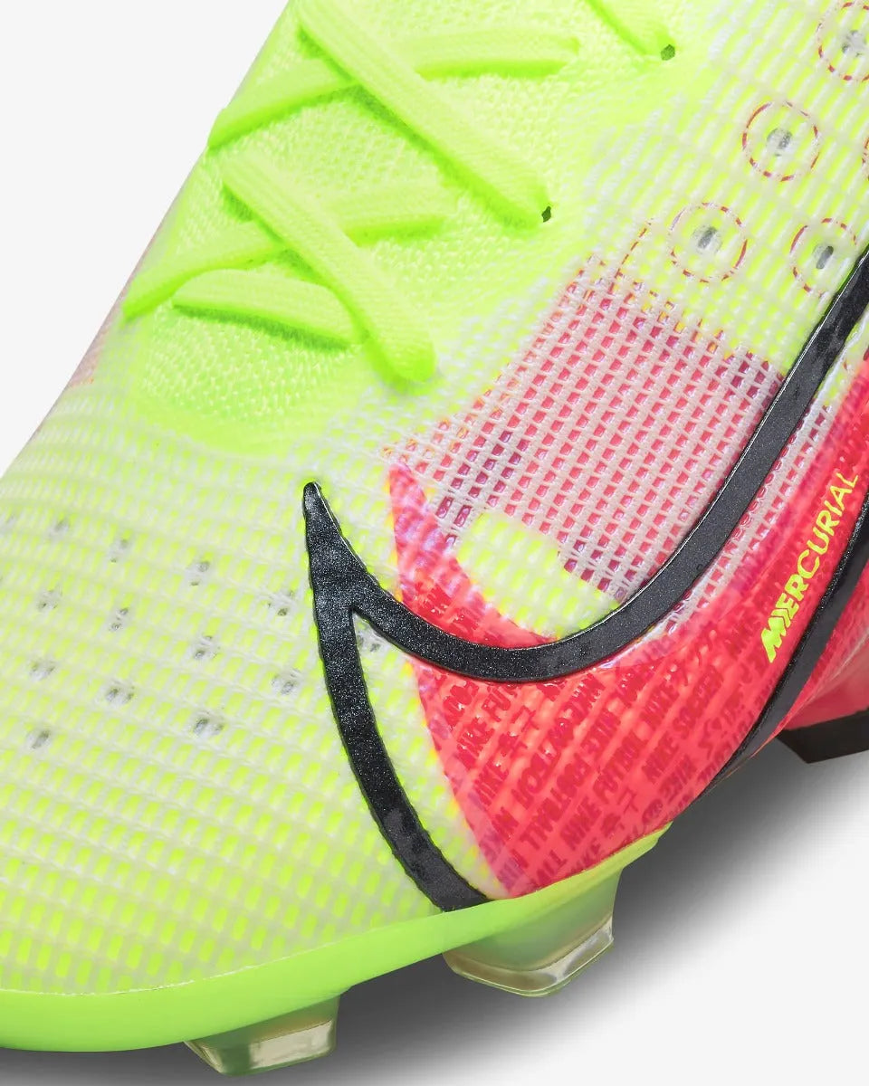 Nike Superfly 8 Elite FG - Volt-Bright Crimson (Detail 2)