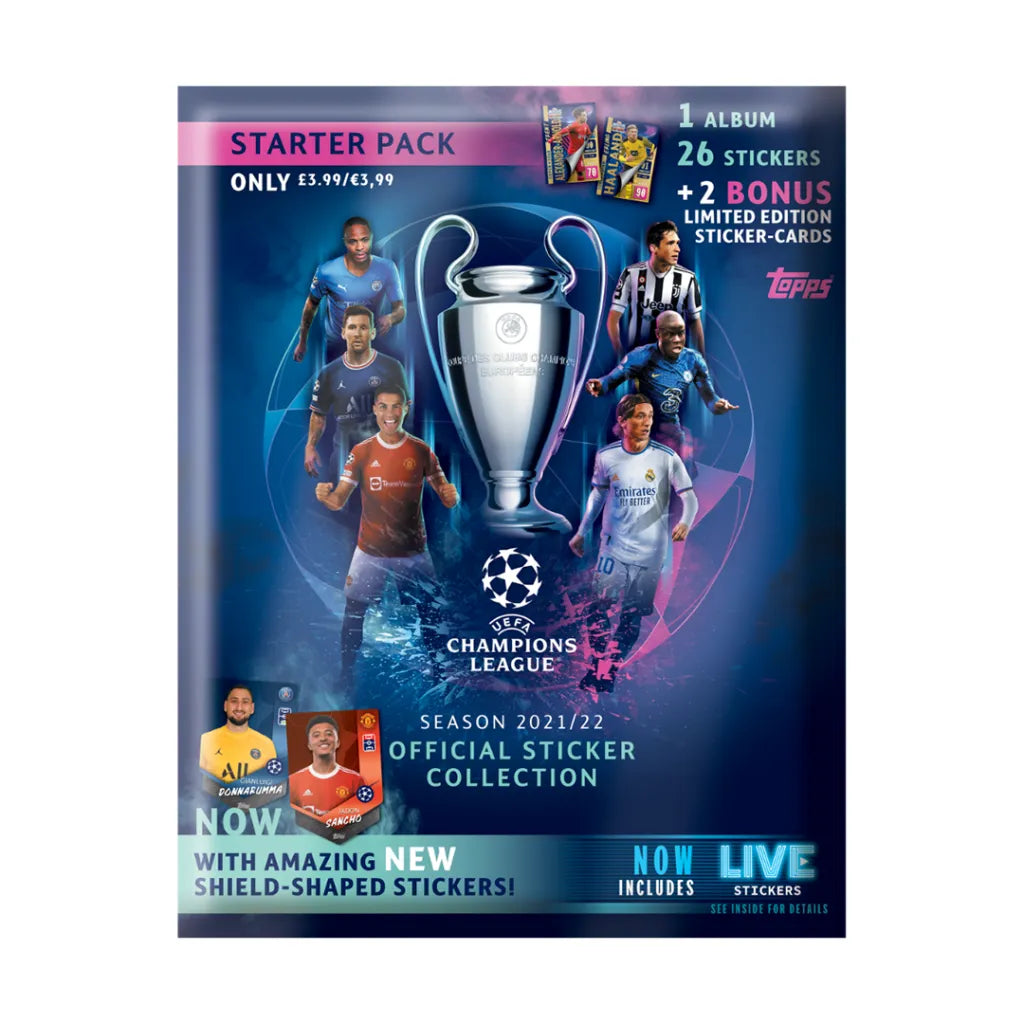 Topps 2021-22 Champions League Mega Starter Pack (Album)