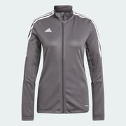 Adidas Women Tiro 21 Track Jacket - Team Grey (Front)