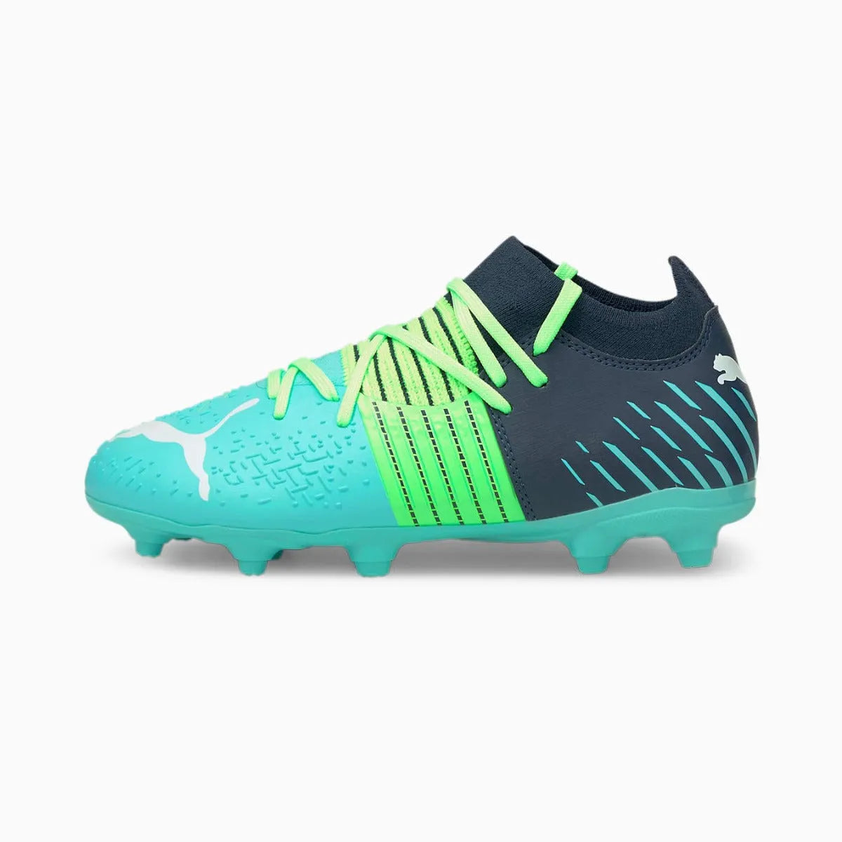 Puma JR Future Z 3.2 FG-AG - Green Glare-Aqua (Side 1)