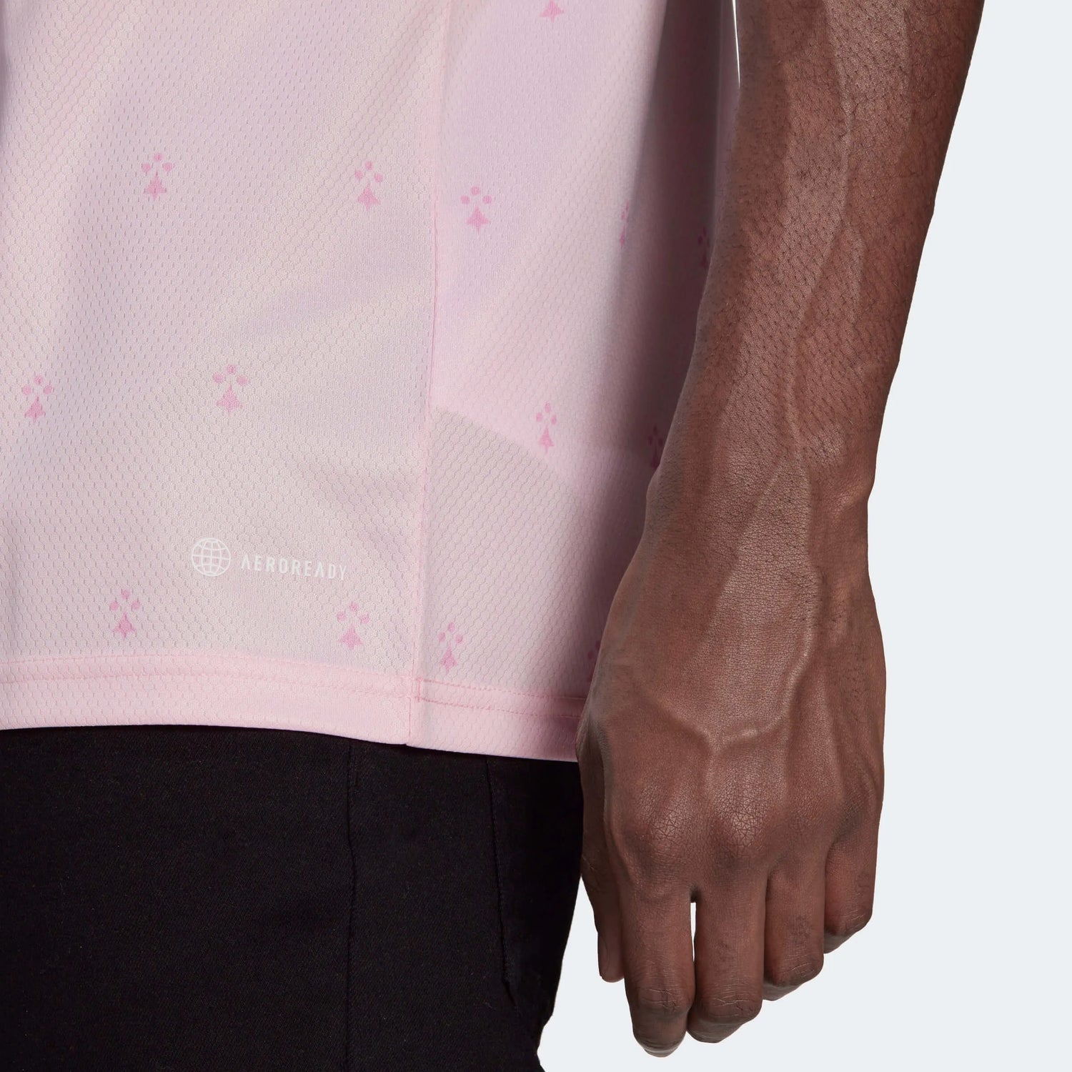 adidas 2022-23 Arsenal Third Jersey - Clear Pink (Detail 3)