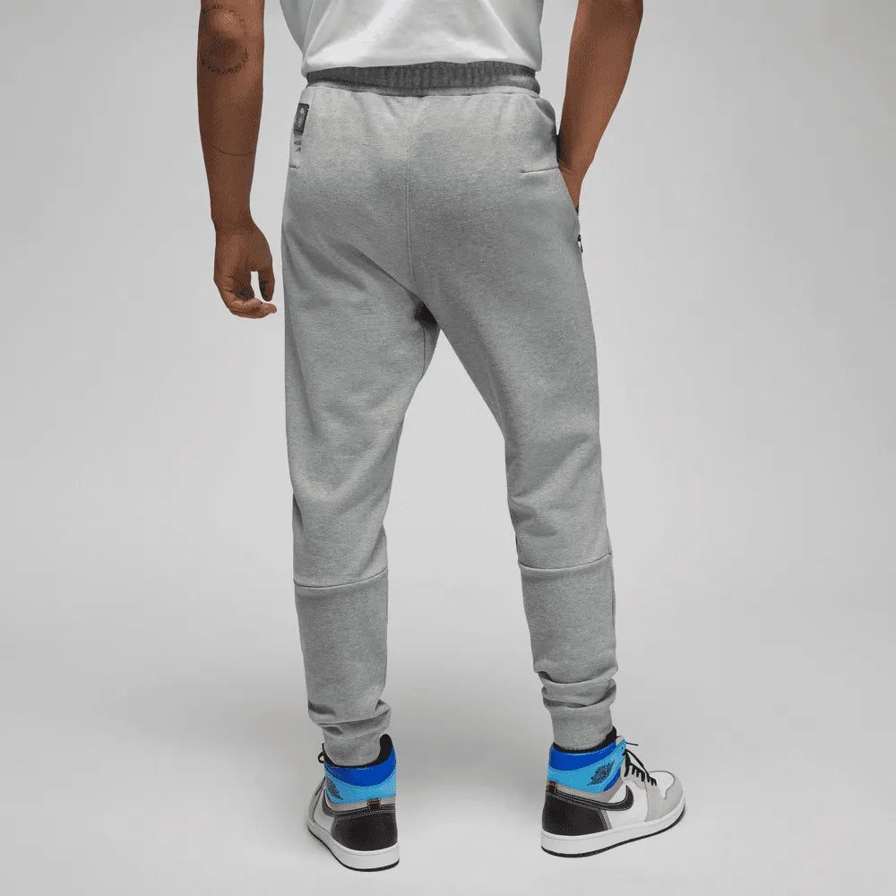 Jordan 2022-23 PSG Fleece Pants - Grey-White (Model - Back)